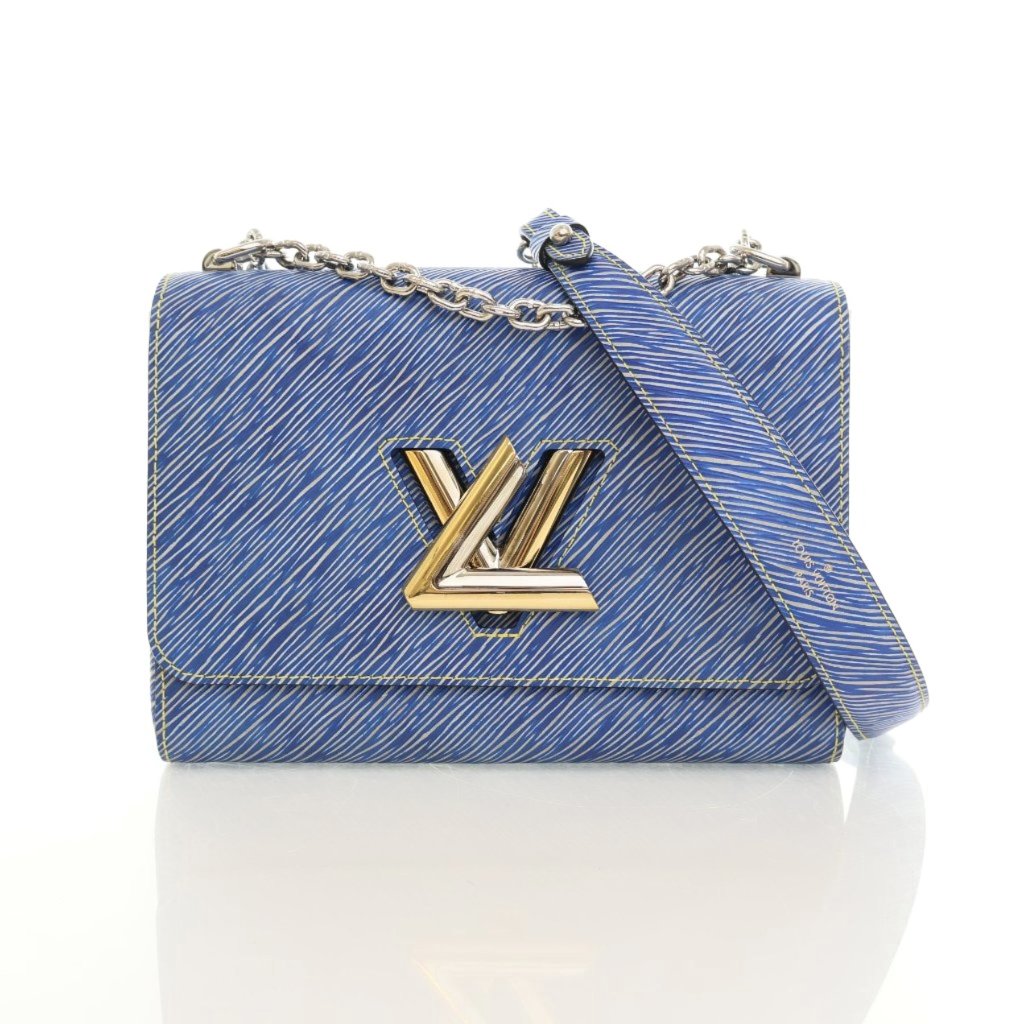 【ヴィンテージ】Rank:S☆LouisVuitton Blue EPI LV Twist MM Louis Vuitton Vintage - Epi Twist MM Bag - Blue - Leather