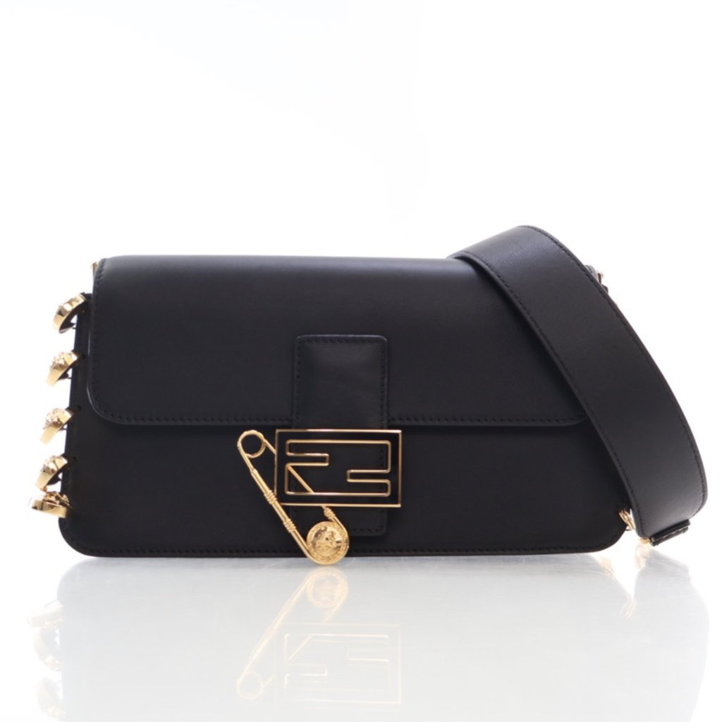 Fendi x Versace Fendace Brooch Baguette - Luxe Du Jour