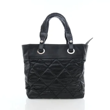 Chanel Shopping Tote Black Nylon