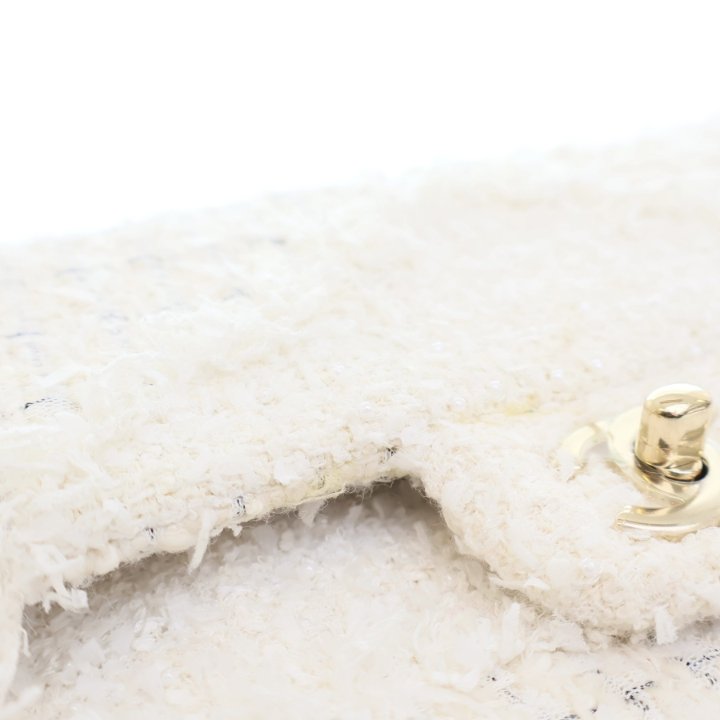 Chanel Medium Tweed Double Classic Flap Bag - Luxe Du Jour