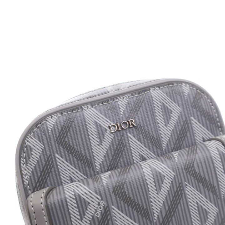 Dior ベルベットビスチェ Christian Dior Vibe Bottle Printed Leather Crossbody Bag White