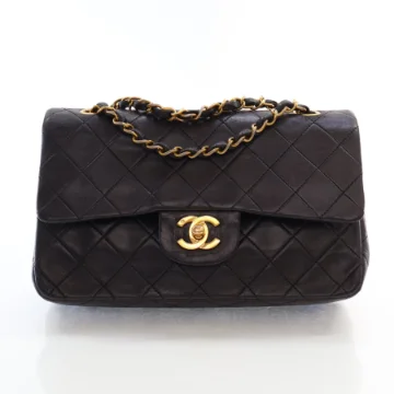 Chanel Classic Vintage Flap Small Black Lambskin
