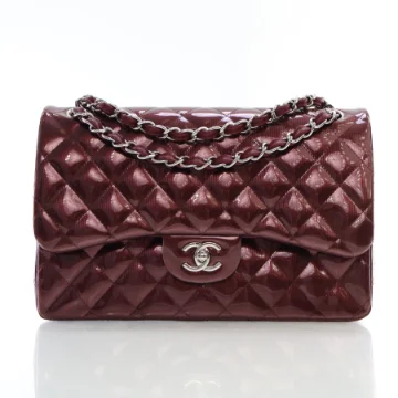 Chanel Classic Flap Jumbo Red Patent