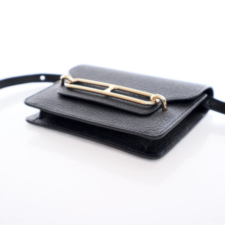 【ゴートスキン/Noir×Goldr金具】HERMES ルーリス Hermes Birkin 25 Black Shiny Niloticus Crocodile Gold Hardware