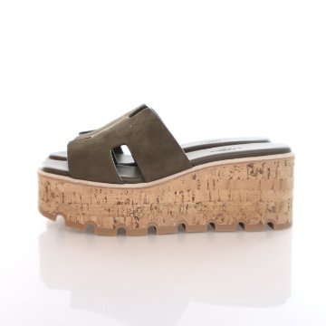 【HERMES】H251007Z 14360 vert bouteille パンプス ヒール靴 | レディースシューズ・靴 | HENRI EN VARGO ヘンリ
