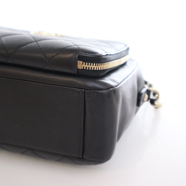 【CHANEL】Chanel camera bag★シャネル【ランク:A】 Chanel Medium Black Caviar Business Affinity Camera Case