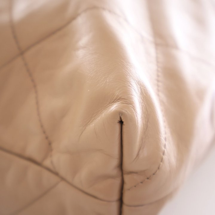 Chanel 22 Medium Beige Calfskin - Luxe Du Jour