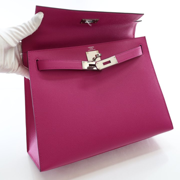 Hermes Kelly 28 Rose Pourpre Epsom Luxe Du Jour