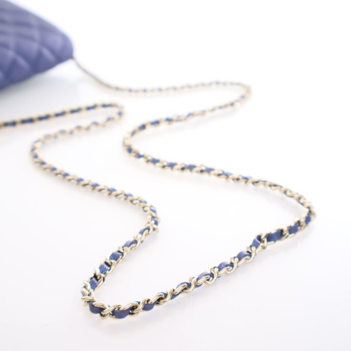 Chanel Wallet On Chain Blue Caviar - Luxe Du Jour