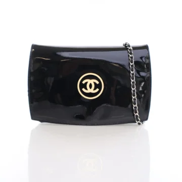 Chanel CC Wallet On Chain (WOC) Black Patent