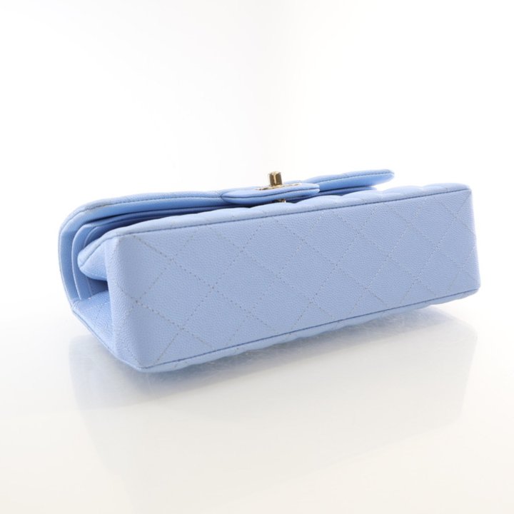 【ヴィンテージ】Rank:S☆Chanel Blue Series23 Coco Small Bag Chanel 23P Classic Flap Small Blue Caviar - Luxe Du Jour