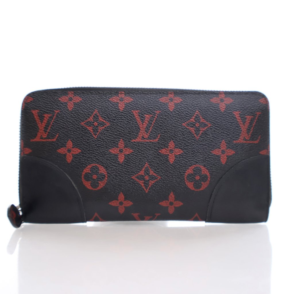 Louis Vuitton ベルト 黒 ワインレッド LV Line 40mm Reversible Belt Monogram Eclipse Canvas