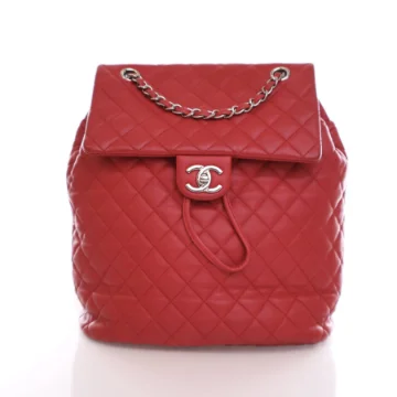 Chanel Urban Spirit Backpack Red Lambskin