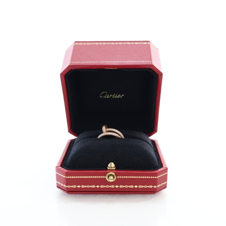 イチ押しアイテム【Cartier】Juste un Clou リング Cartier Juste Un Clou Full Paved Ring Sz 49 - Luxe Du Jour