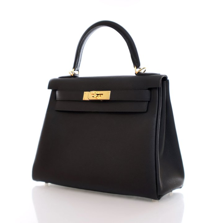 Hermes kelly 28 black togo store