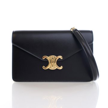 [VIPセール] CELINE セリーヌ Wallet On Chain Margo バッグ WALLET ON CHAIN MARGO in Shiny calfskin - CELADON | CELINE