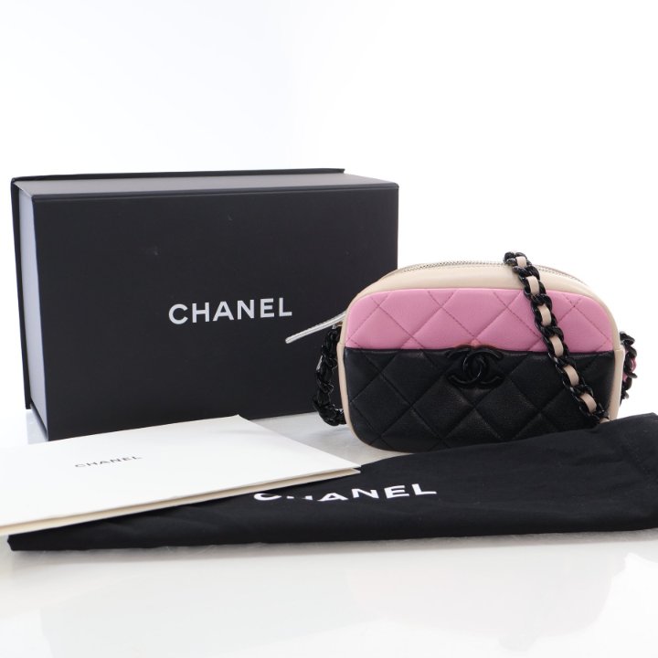 Chanel Camera Crossbody Bag Multicolor Lambskin - Luxe Du Jour