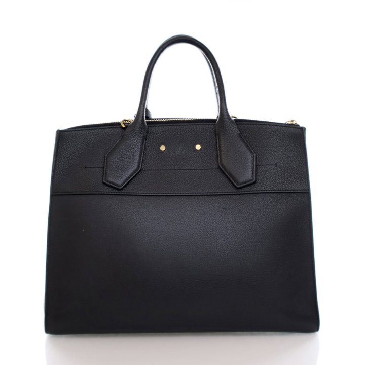 【希少】 LOUIS VUITTON Taurillon Leather City Steamer MM Louis Vuitton Taurillon Leather City Steamer MM - Pink Totes