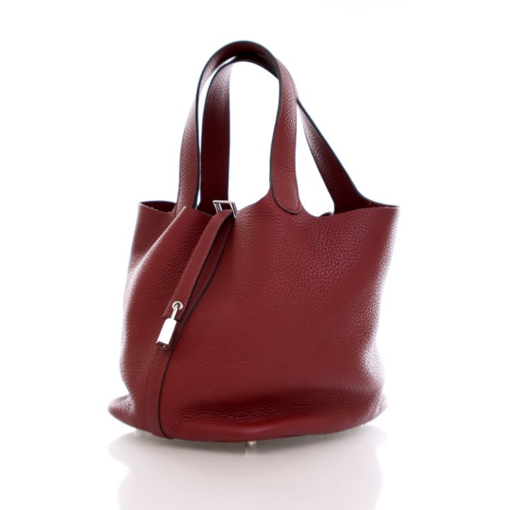 【【美品/Rouge Grenat&Rouge Piment×Silver】HERMESピコタン22 HERMES エルメス ピコタンロック22/MM ルージュアッシュ