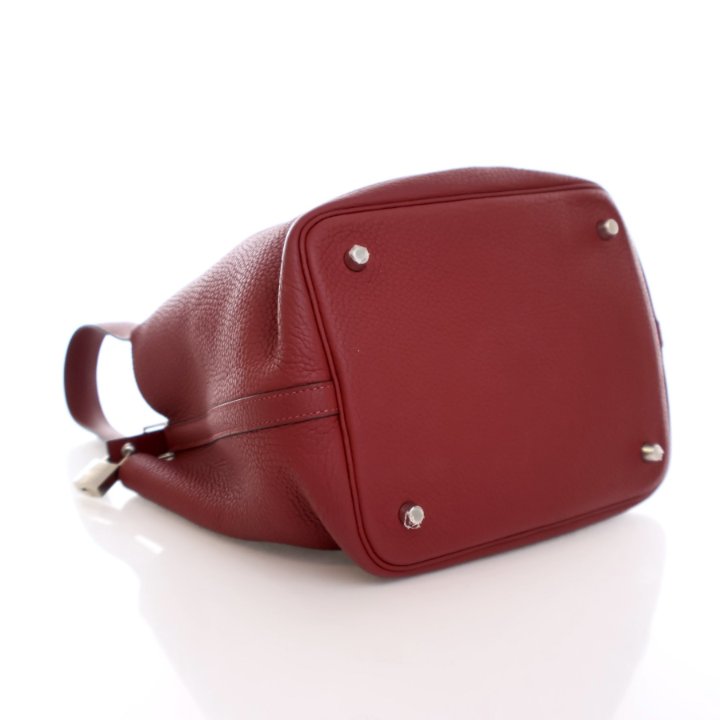 【【美品/Rouge Grenat&Rouge Piment×Silver】HERMESピコタン22 HERMES エルメス ピコタンロック22/MM ルージュアッシュ