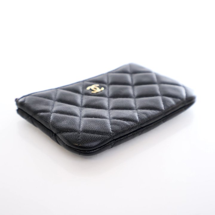Chanel Mini O Case Black Caviar Luxe Du Jour