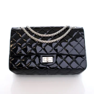 Chanel Black Patent Reissue 227