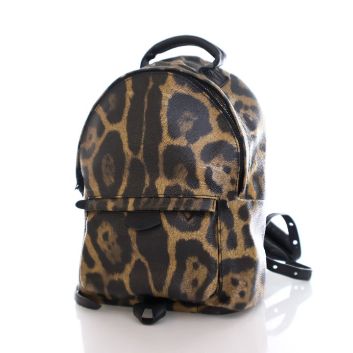 Louis Vuitton patch with leopard print backpack so cute Louis Vuitton Wild Animal Coated Canvas Palm Springs  main image 3