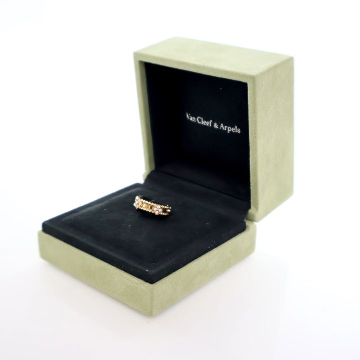 Van Cleef and Arpels Perlee Sweet Clovers Ring Luxe Du Jour