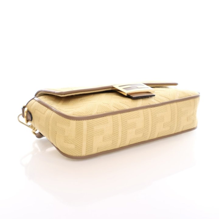 Fendi Raffia Vitello Baguette - Luxe Bag Rental