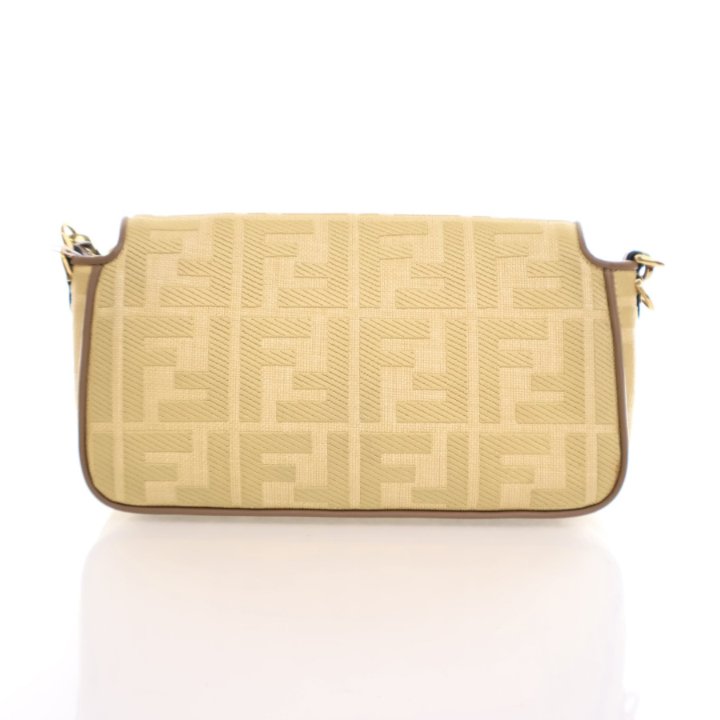 Fendi Raffia Vitello Baguette - Luxe Bag Rental
