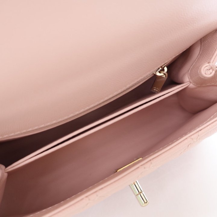 【ヴィンテージ】Rank:S☆Chanel Pink Coco Handle Small No27 Chanel Small Coco Handle Flap Bag Pink Iridescent Caviar