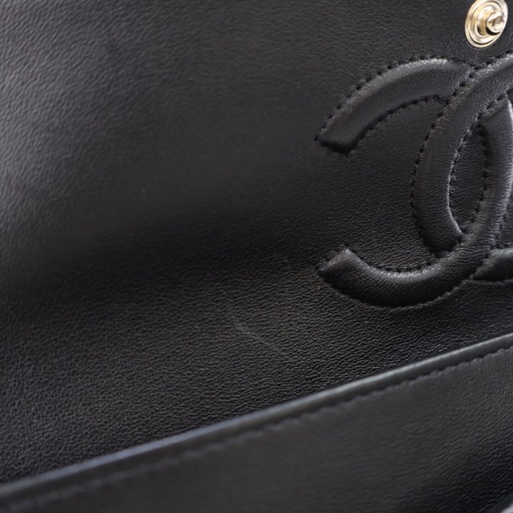【おもち⠀】裏張りしていますCHANEL ブラックレザー 靴箱付き CHANEL - 良品□CHANEL シャネル G45080 ココマーク レース