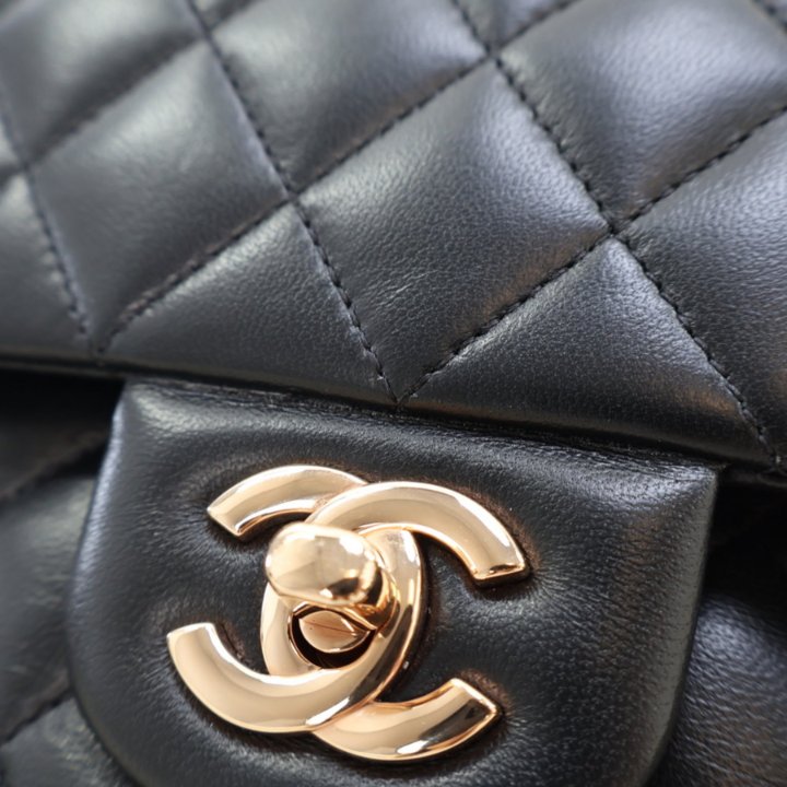 【おもち⠀】裏張りしていますCHANEL ブラックレザー 靴箱付き CHANEL - 良品□CHANEL シャネル G45080 ココマーク レース