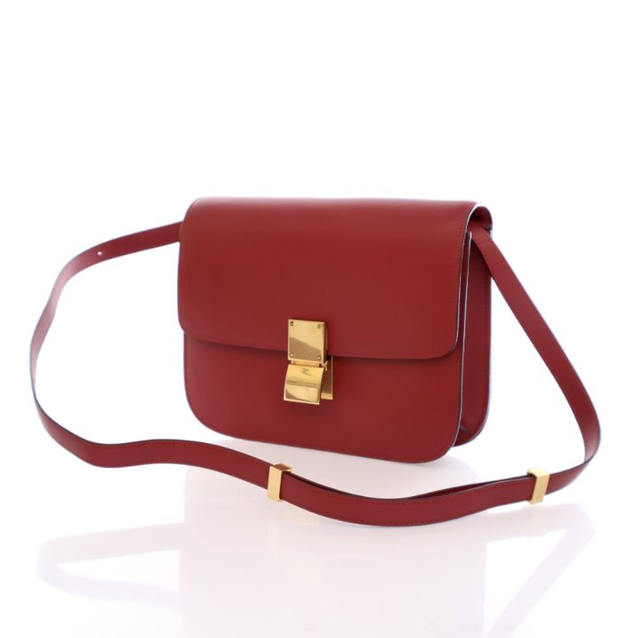 Celine Medium Smooth Calfskin Box Bag - Luxe Du Jour