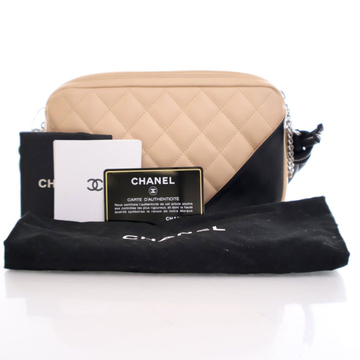 Chanel Cambon Shoulder Bag Beige Lambskin - Luxe Du Jour