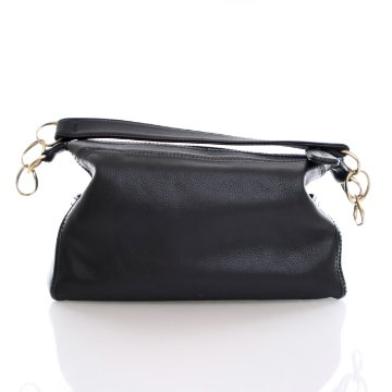 Chanel Coco Mark Shoulder Bag Black Calfskin - Luxe Du Jour