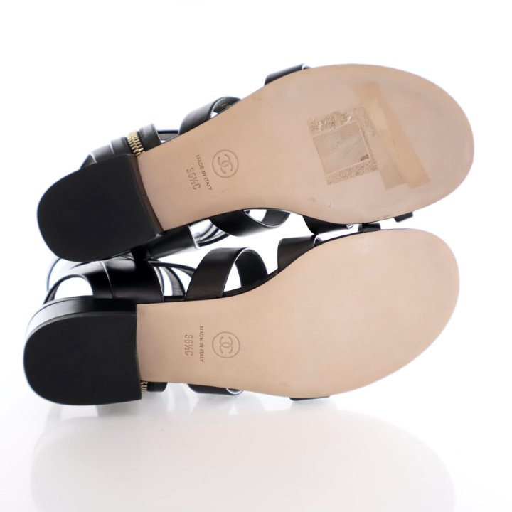 Chanel Gladiator Sandals Sz 36.5 - Luxe Du Jour