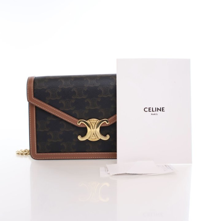 Celine Triomphe Margo Wallet On Chain (WOC) - Luxe Du Jour