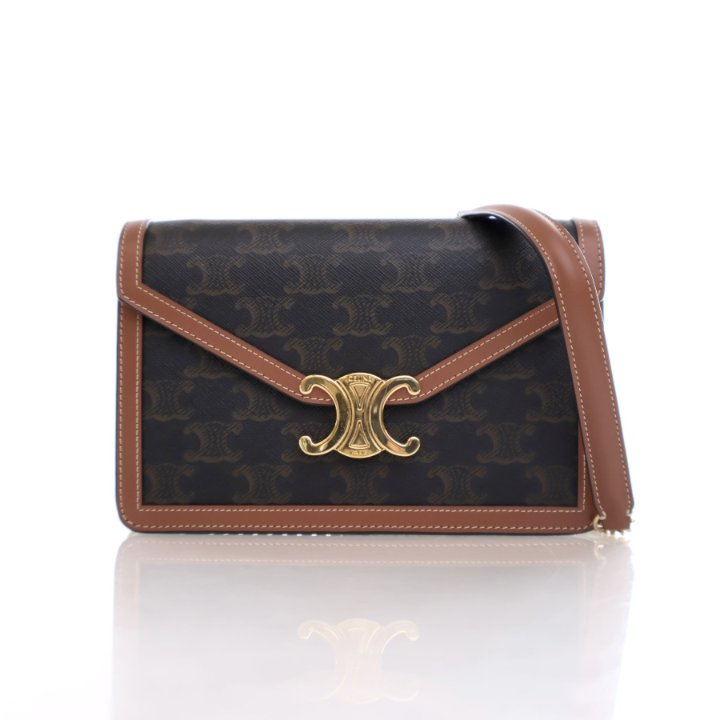 大人の色味◇マーゴ CHAIN WALLET◇CELINE CELINE】チェーンウォレット マーゴ / シャイニーカーフスキン