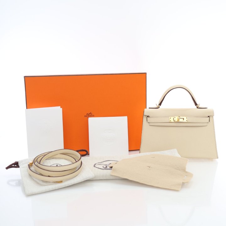 Hermes Mini Kelly Nata Epsom Luxe Du Jour