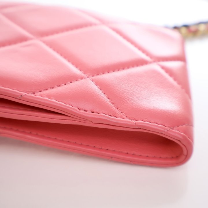 Chanel Pink Lambskin 19 Phone Holder - Luxe Du Jour
