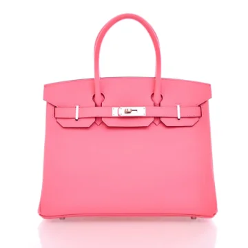 Hermes Birkin 30 Rose Azalee Epsom