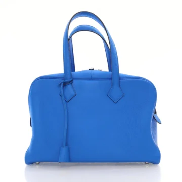 Hermes Victoria 35 Blue Zanzibar Clemence