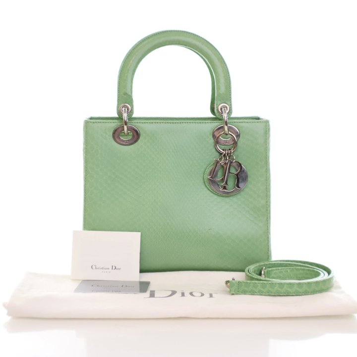 Dior Medium Python Lady Dior Luxe Du Jour