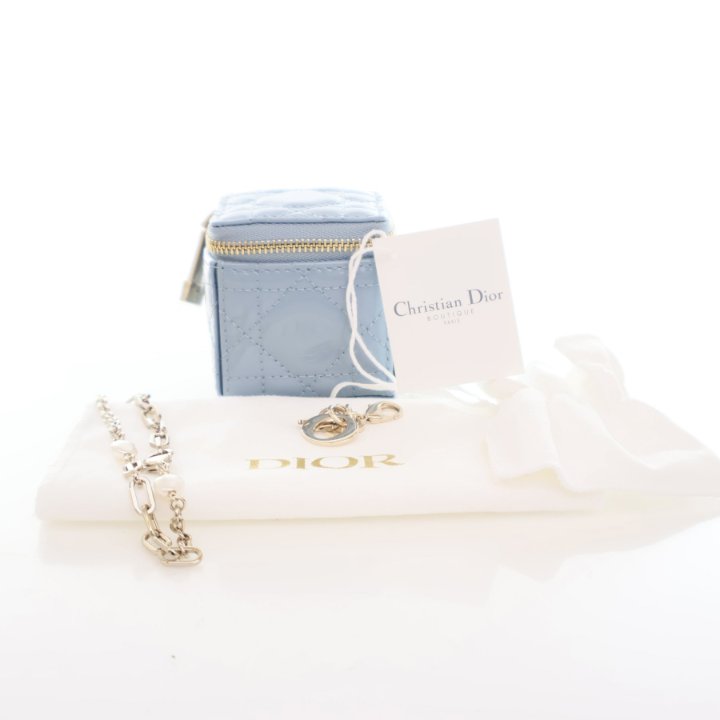 Dior Lady Dior Cube Micro Wristlet - Luxe Du Jour
