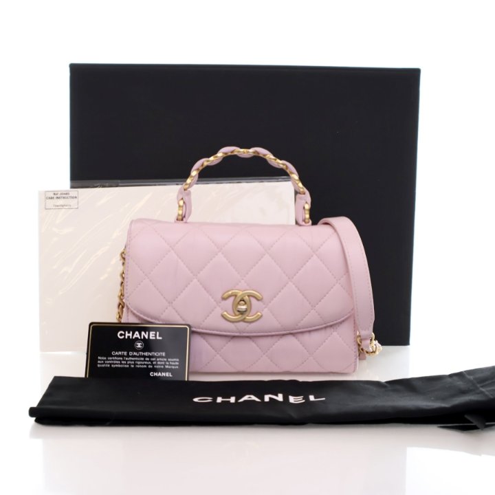 Chanel Seasonal Mini Flap Pink Lambskin - Luxe Du Jour