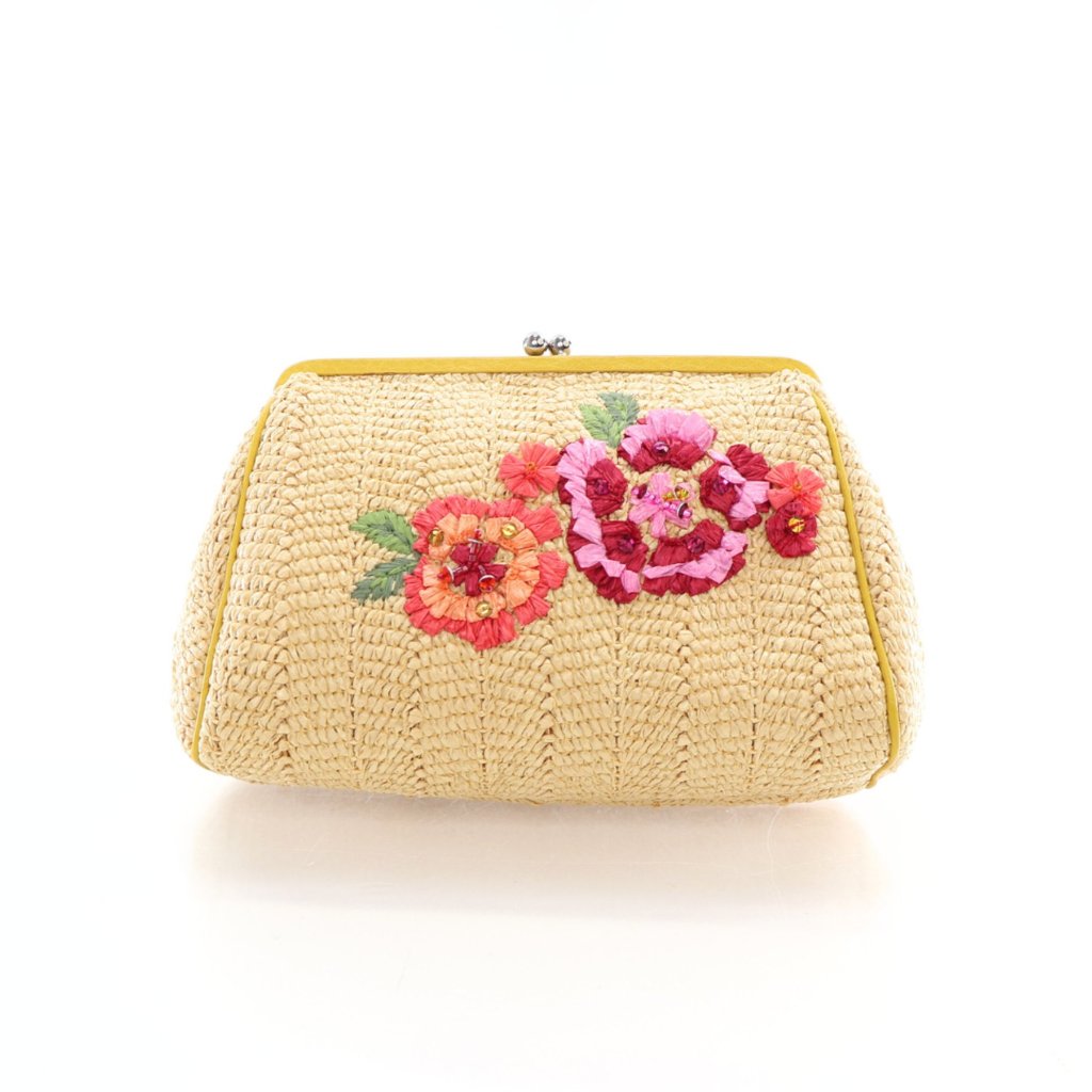 Dior Raffia Pouch - Luxe Du Jour