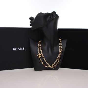 25A◆上品でときめく存在感♪【CHANEL】long pendant necklace Chanel CC Long Necklace - Luxe Du Jour