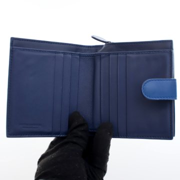 Bottega Veneta Intrecciato Zip Around Compact Wallet Khaki
