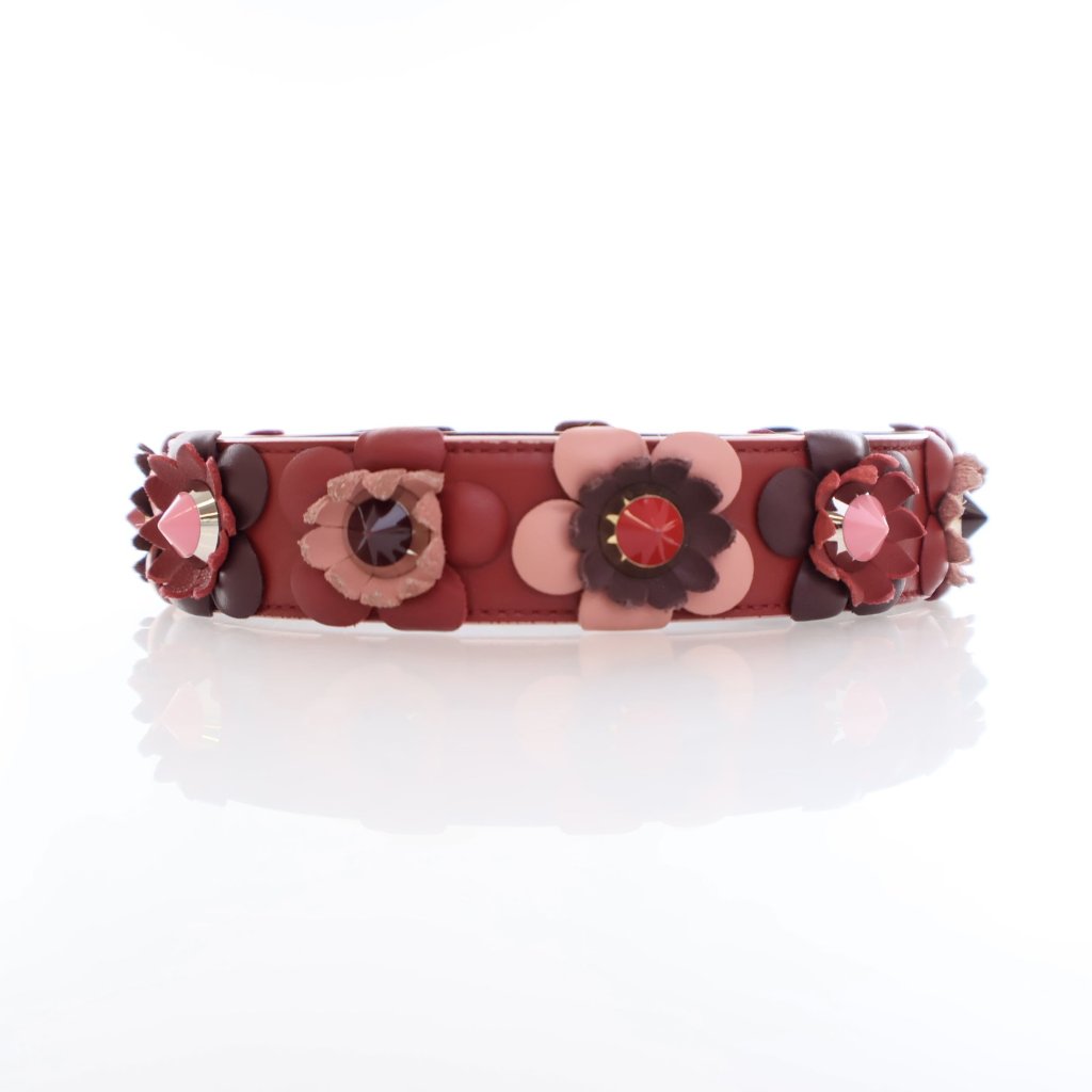 特価!Fendi 色が変わるFlower Momento Flowerland Leather Strap Fendi Flowerland Bag Strap - Luxe Du Jour